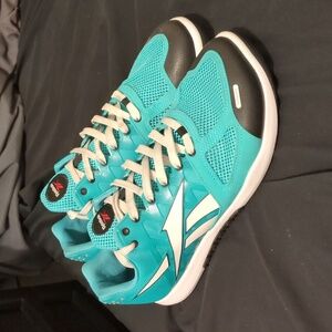 Reebok Turquoise and Black Athletic Shoes